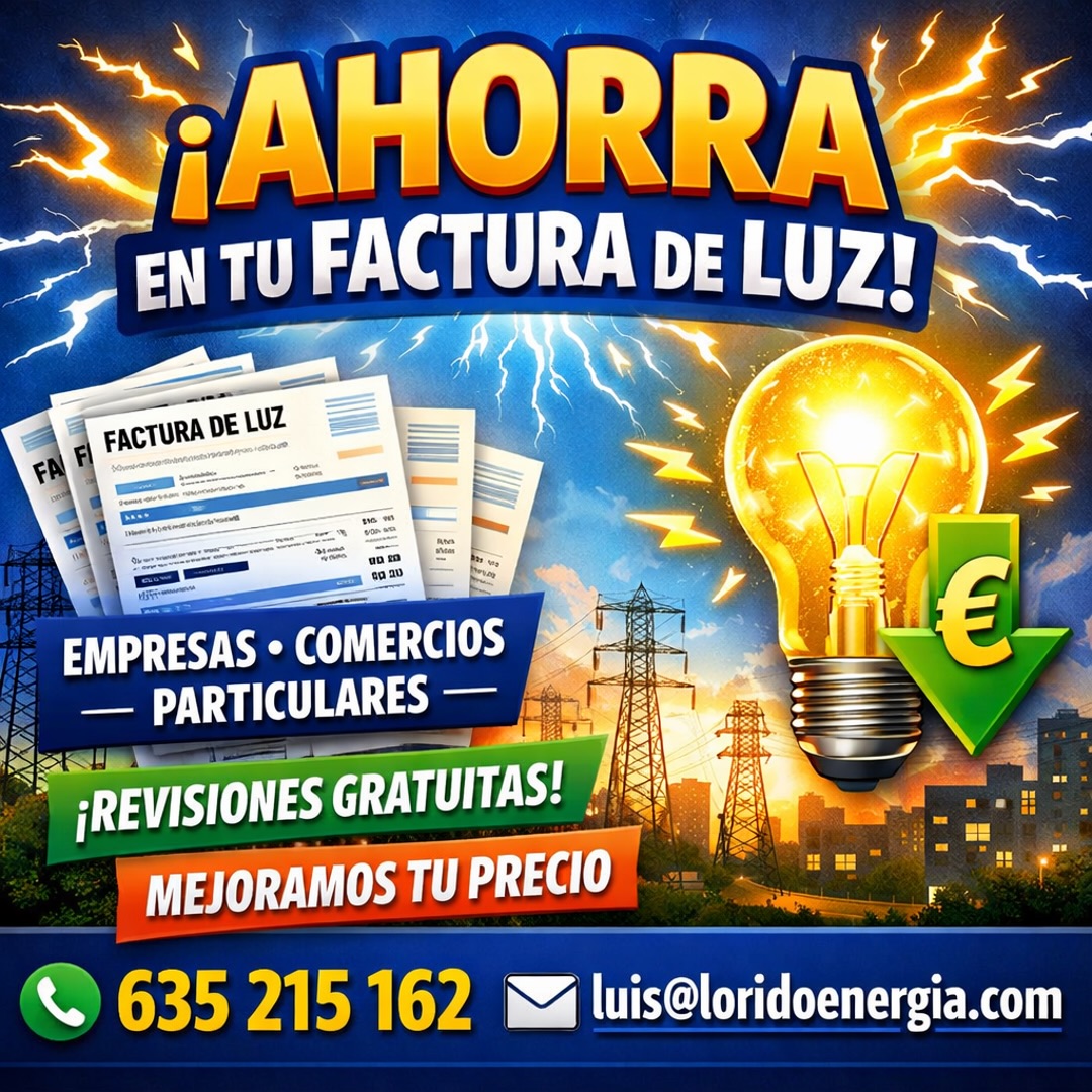 Revisión de facturas de luz y gas en Badajoz